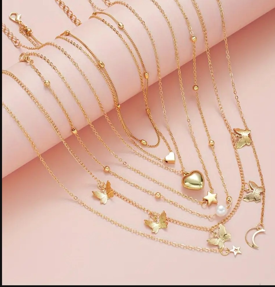 VARIOS COLLAR ELEGANTE X UN