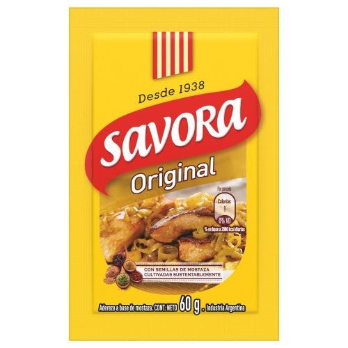 SAVORA MOSTAZA 60G
