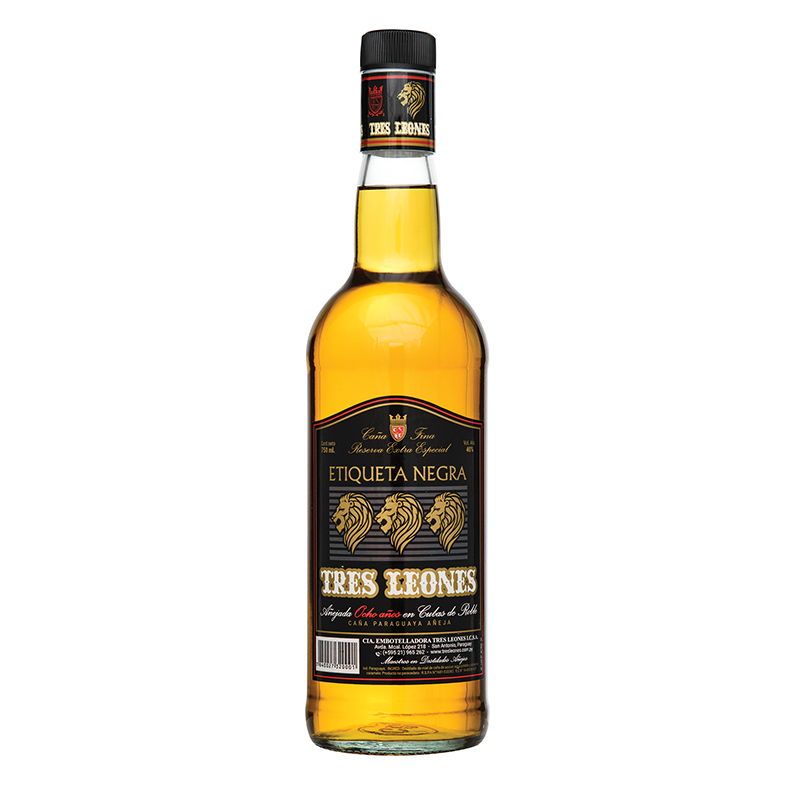 CAÑA ETIQUETA NEGRA 420ML TRES LEONES BOT.