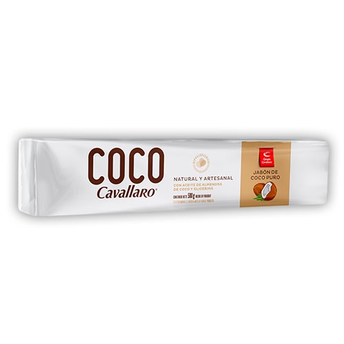 JABON DE COCO NATURAL CAVALLARO 10X1