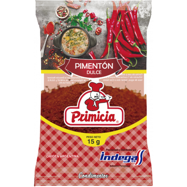 PIMENTON DULCE PRIMICIA 25 gr.