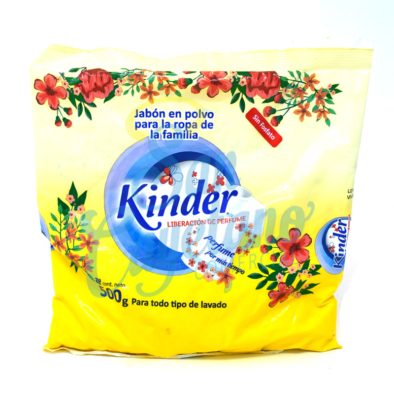 JABON EN POLVO KINDER 500G
